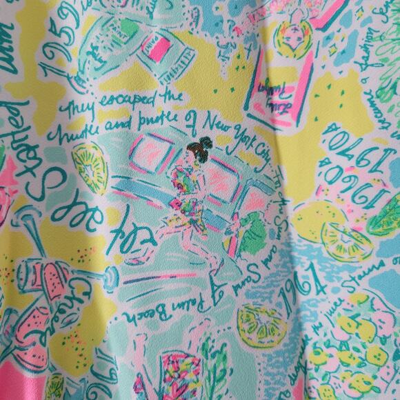 Lilly Pulitzer Marlie Stretch Shift Dress size 0 Style#004112 - Picture 7 of 8